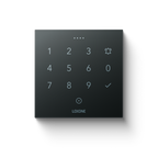Loxone NFC Code Touch in anthracite with the keypad off