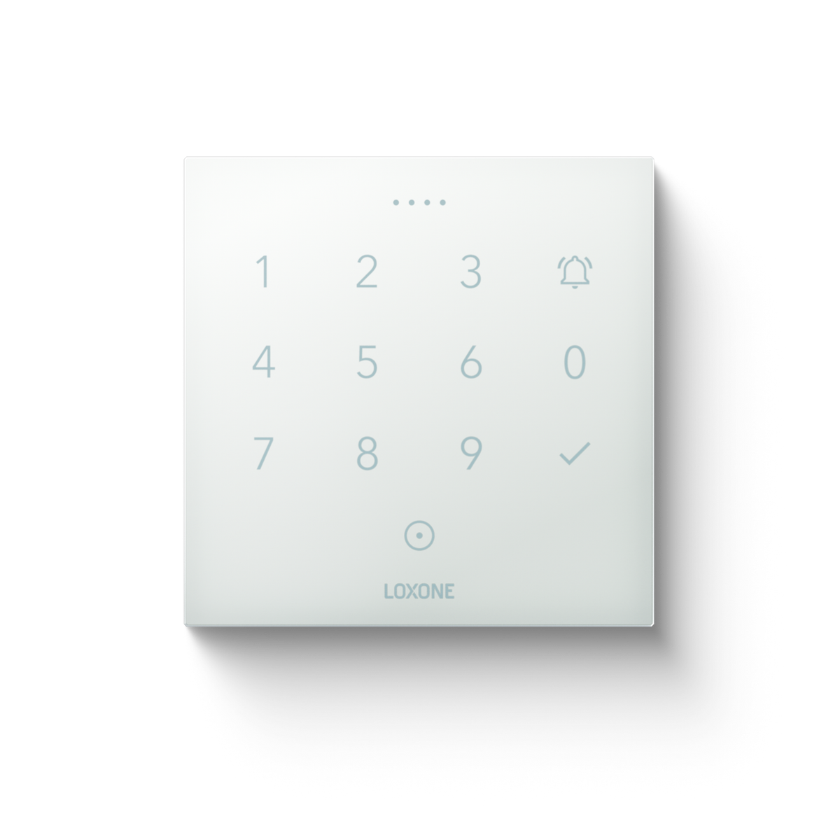 Loxone NFC Code Touch in Signal White with the keypad off
