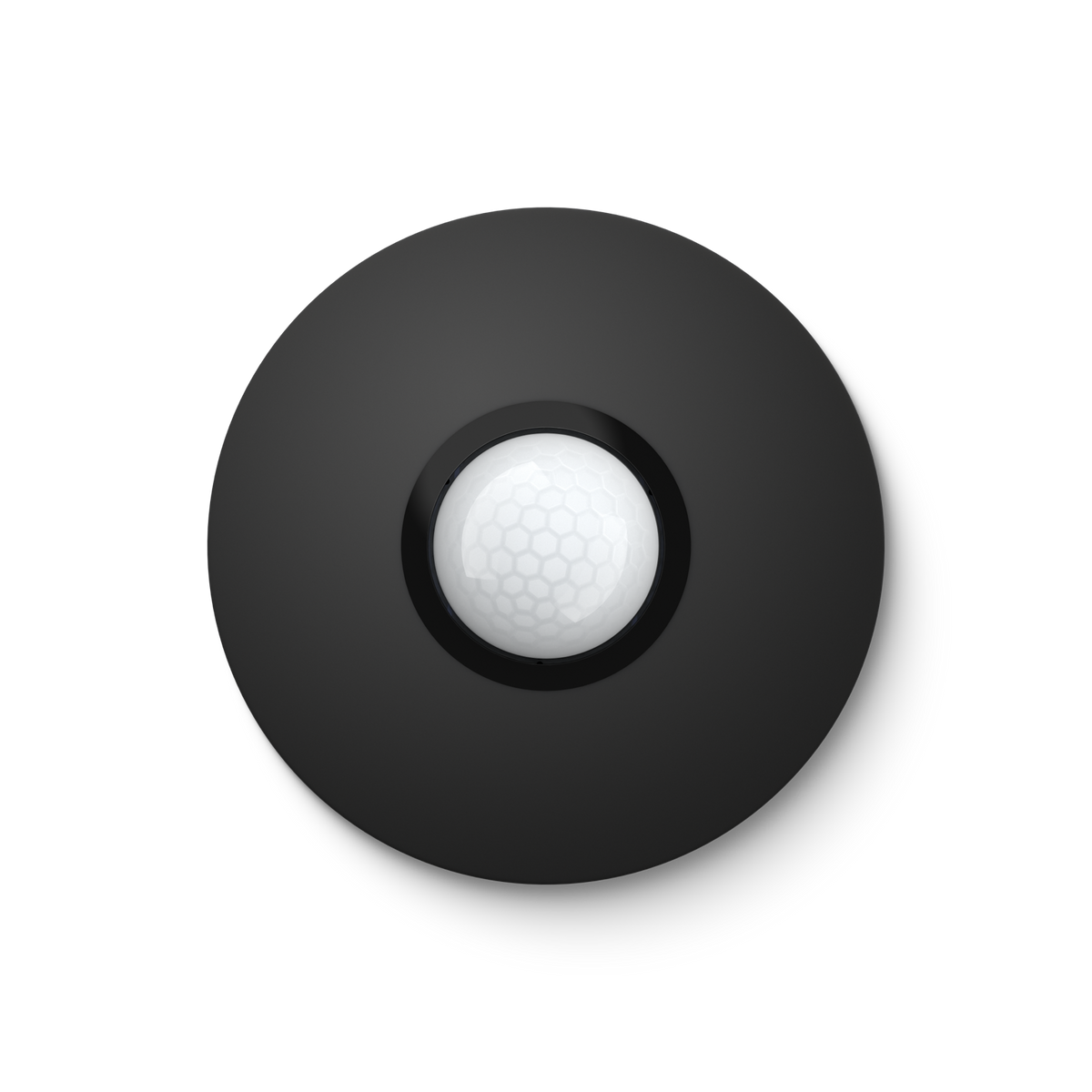 Loxone presence sensor in anthracite, seen from below