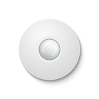 Loxone presence sensor in white, seen from below