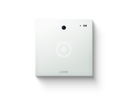 Loxone Intercom in Signal White with illuminated bell button