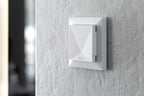 Loxone Room Comfort Sensor Tree in white on a white wall
